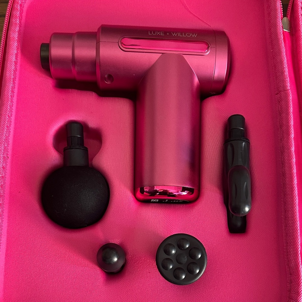 Luxe + Willow Pink Massage Gun